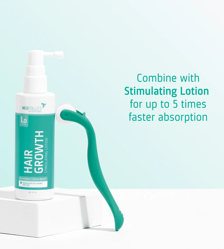 4x Neofollics Haarwachstums-Serum+ kostenloser Scalp Roller