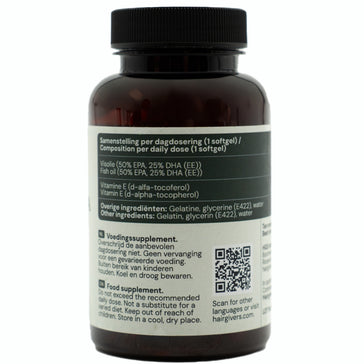 Hairgivers Omega 3 Supplement 1000 mg | 60 Kapseln (EPA/DHA) Hairgivers Omega 3 Supplement 1000 mg | 60 Kapseln (EPA/DHA)
