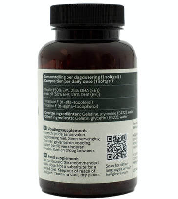 Hairgivers Omega 3 Supplement 1000 mg | 120 Kapseln (EPA/DHA) Hairgivers Omega 3 Supplement 1000 mg | 120 Kapseln (EPA/DHA)