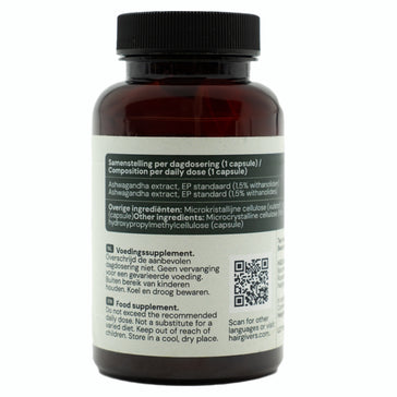 Hairgivers Ashwagandha Supplement 500 mg | 60 Kapseln (Vegan) Hairgivers Ashwagandha Supplement 500 mg | 60 Kapseln (Vegan)