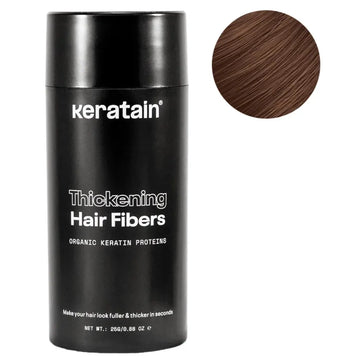 Keratain Streuhaar - Mittlelbraun (25 gr) Keratain Streuhaar - Mittlelbraun (25 gr) - Hairgivers
