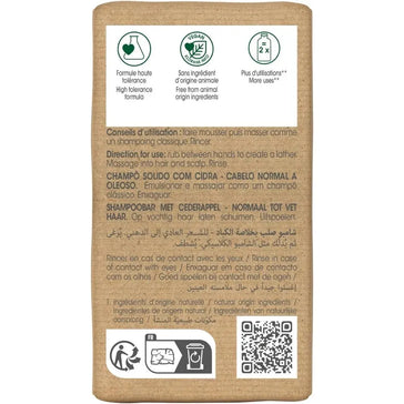 Klorane Shampoo Bar Zedernapfel - fettiges Haar (80 gr) Klorane Shampoo Bar Zedernapfel - fettiges Haar (80 gr) - Hairgivers