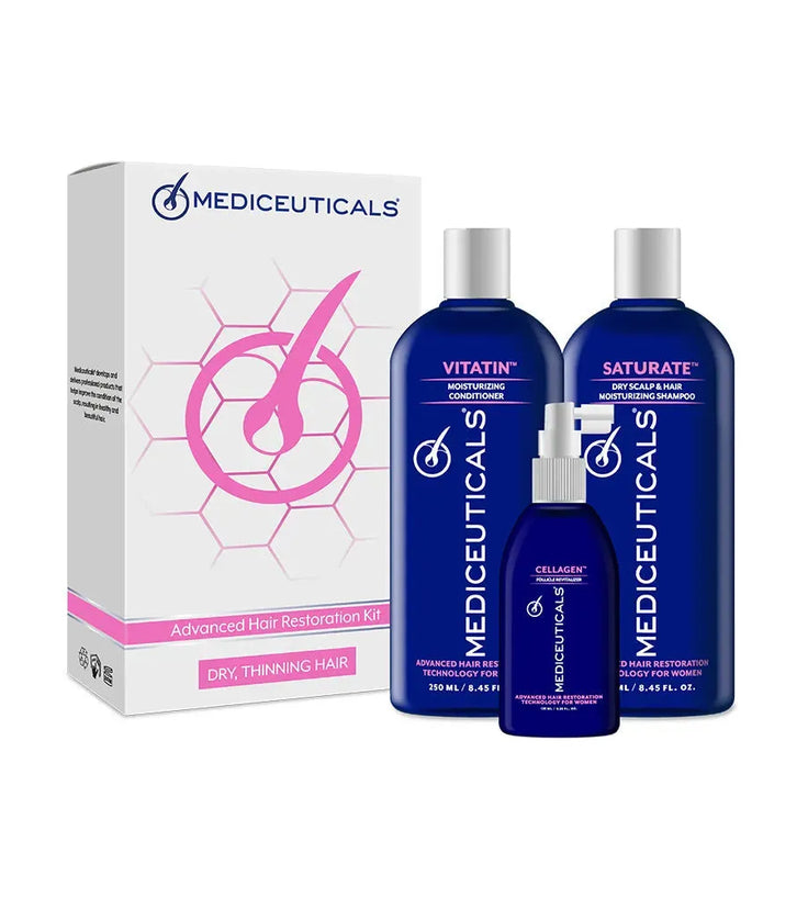 Mediceuticals Advanced Treatment Kit Frauen (trockenes Haar) - Hairgivers