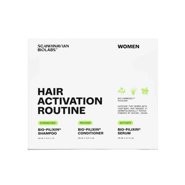 Scandinavian Biolabs Shampoo + Conditioner + Serum (Frau) Scandinavian Biolabs Haarwuchsbehandlung (Frau) - Hairgivers
