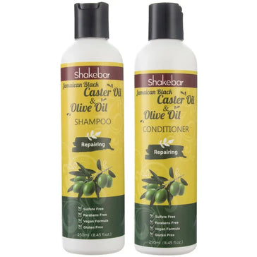 Shakebar Rizinusöl & Arganöl Shampoo + Conditioner Shakebar Rizinusöl & Arganöl Shampoo + Conditioner - Hairgivers