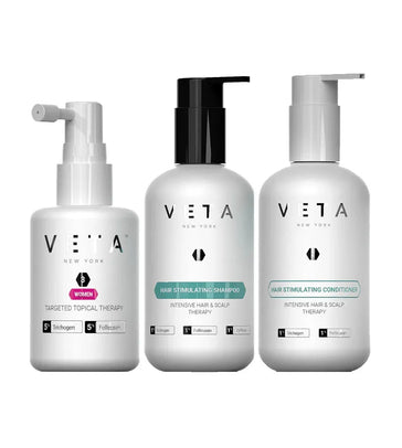 Veta Shampoo + Conditioner + Serum (Frau) Veta Haarwuchsbehandlung (Frau) - Hairgivers