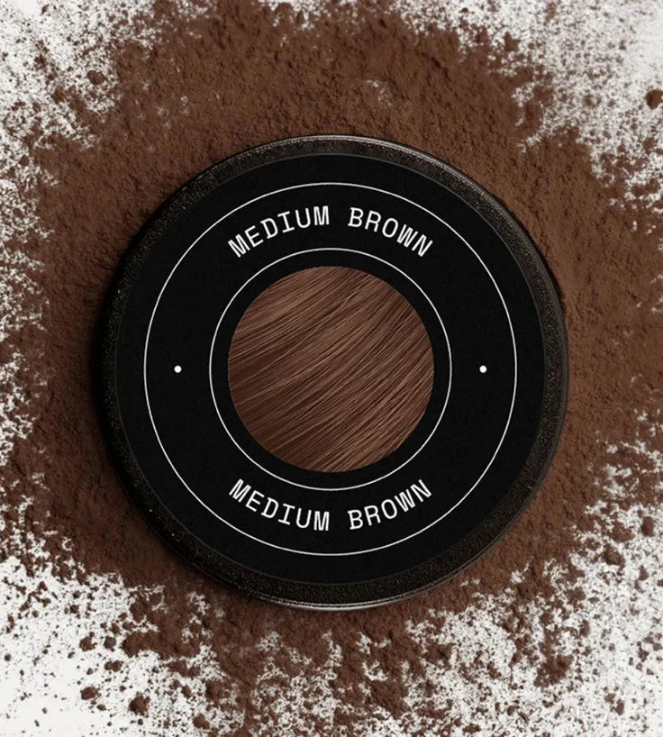 3x Keratain Streuhaar + gratis Keratain Pomade - Mittlelbraun (25 gr) - Hairgivers