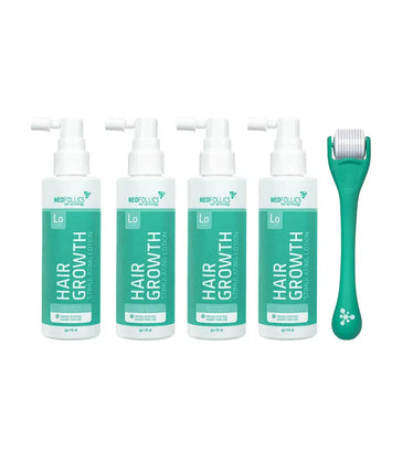 4x Neofollics Haarwachstums-Serum+ kostenloser Scalp Roller 4x Neofollics Haarwachstums-Serum+ kostenloser Scalp Roller - Hairgivers
