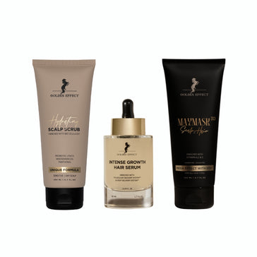 Golden Effect Serum + Mask + Scrub (trockene Kopfhaut)