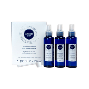 Linn Pharma Minoxidil 2% Haarserum 3-Pack (3x100 ml)