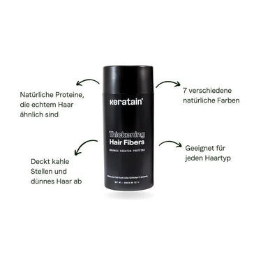 Keratain Streuhaar (25 gr) - Hairgivers