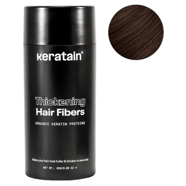 Keratain Streuhaar - Dunkelbraun (25 gr) - Hairgivers