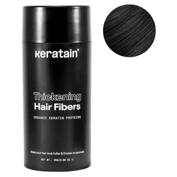 Keratain Streuhaar - Schwarz (25 gr) - Hairgivers
