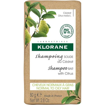Klorane Shampoo Bar Zedernapfel - fettiges Haar (80 gr) - Hairgivers