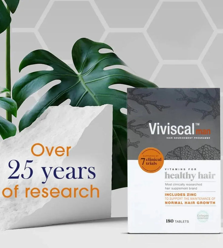Viviscal Haarwachstums-Tabletten für Männer (3 Monate) - Hairgivers