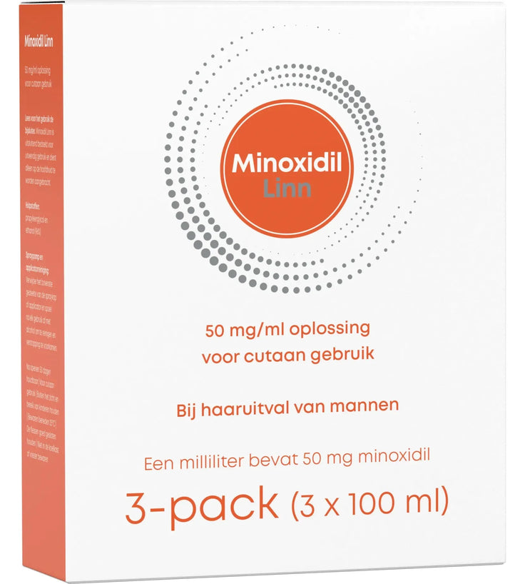 Linn Pharma Minoxidil 5% Haarserum 3-Pack (3x100ml) - Hairgivers
